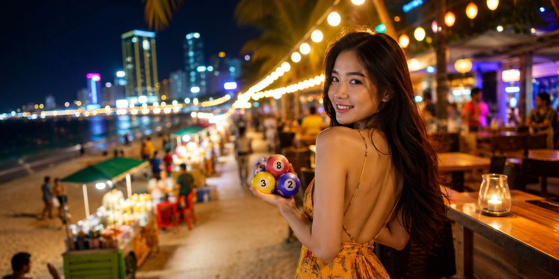 Người hâm mộ theo dõi sự kiện thể thao tại chợ đêm Nha Trang